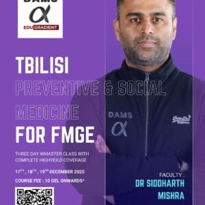 FMGE PSM Masterclasses with Dr. Siddharth Shekhar Mishra