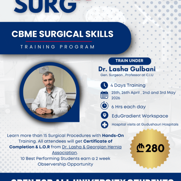CBME Surgical Skills Training Program (April-May 2026 Edition)